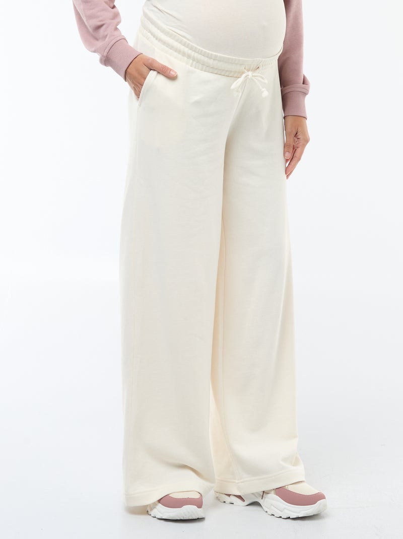 Pantaloni da jogging premaman Bianco - Kiabi