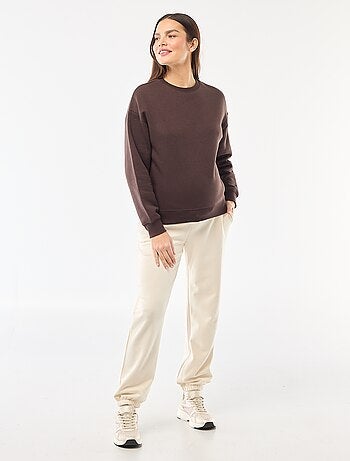 Pantaloni da jogging premaman in french terry