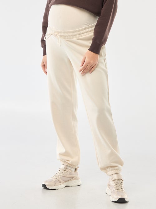 Pantaloni da jogging premaman in french terry - Kiabi