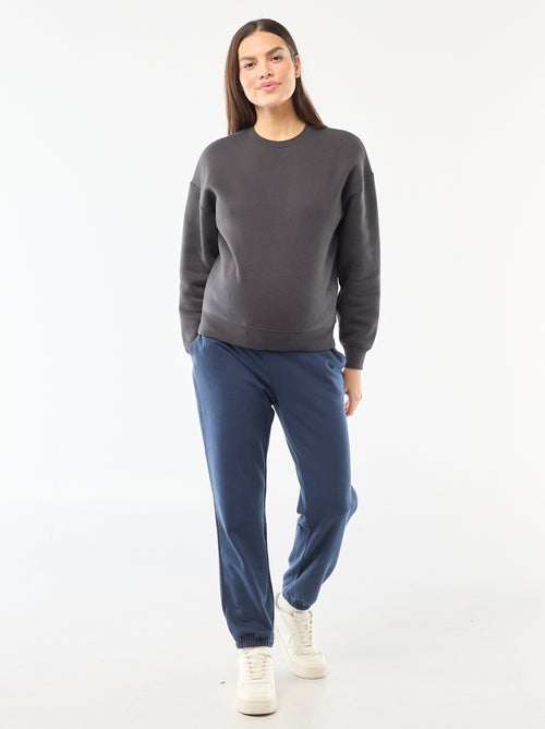 Pantaloni da jogging premaman in french terry - Kiabi