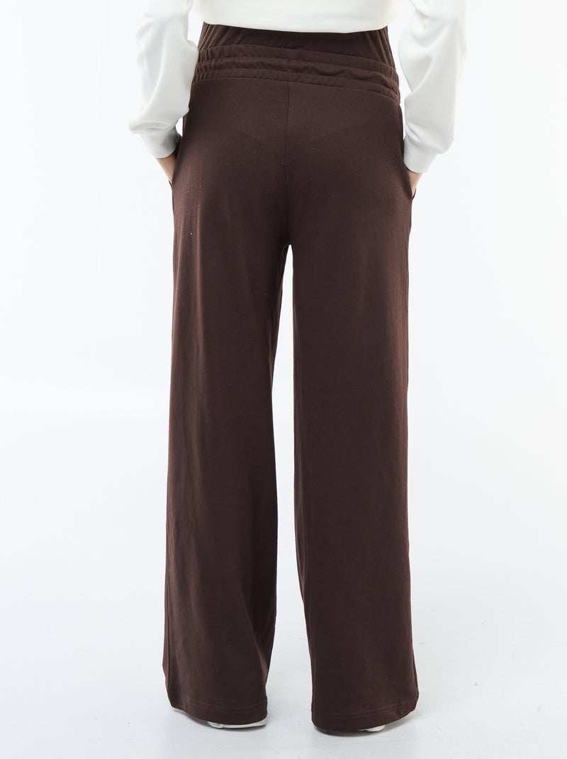 Pantaloni da jogging premaman Marrone - Kiabi