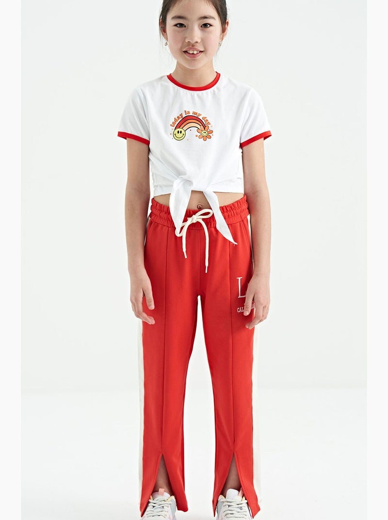 Pantaloni da jogging rilassati tommy Rosso - Kiabi