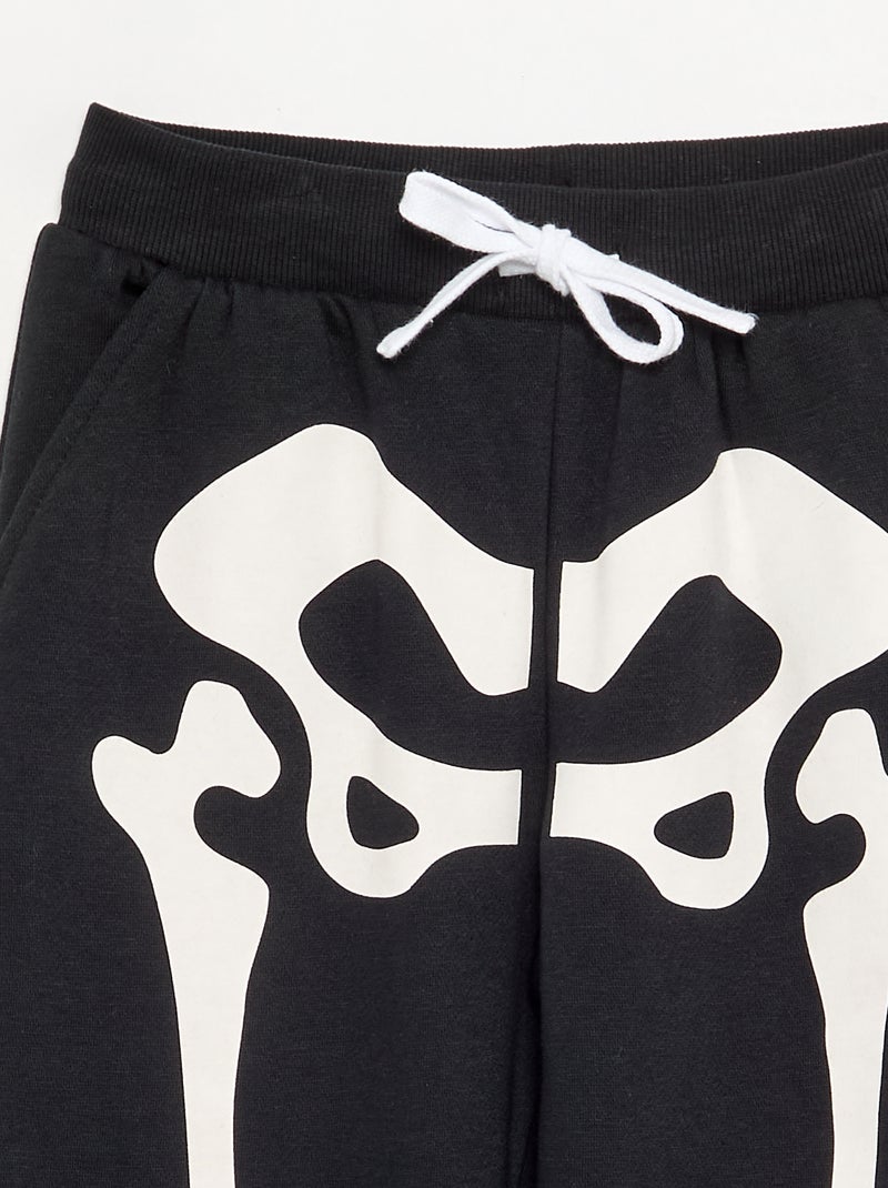 Pantaloni da jogging 'scheletro' Nero - Kiabi