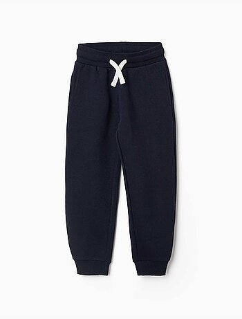 Pantaloni da jogging slim fit in pile con coulisse