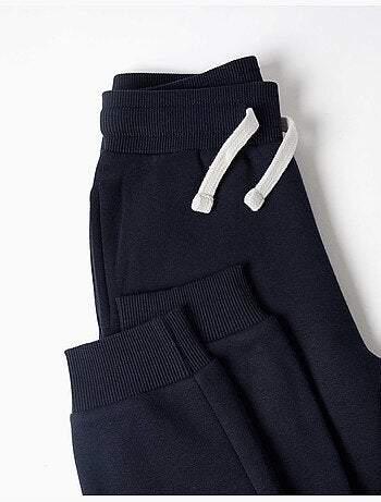 Pantaloni da jogging slim fit in pile con coulisse
