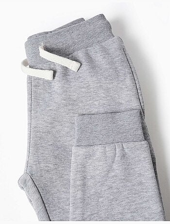 Pantaloni da jogging slim fit in pile con coulisse