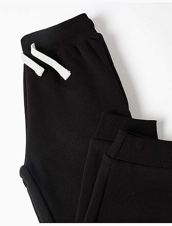 Pantaloni da jogging slim fit in pile con coulisse
