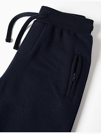 Pantaloni da jogging spazzolati con coulisse e tasche