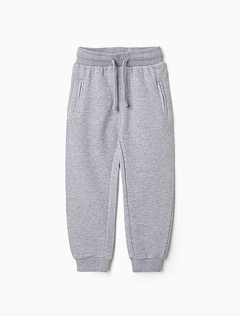 Pantaloni da jogging spazzolati con coulisse e tasche