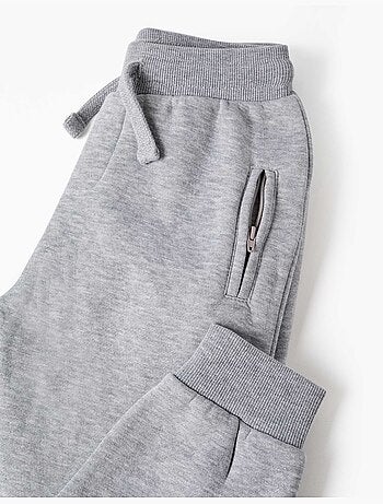 Pantaloni da jogging spazzolati con coulisse e tasche