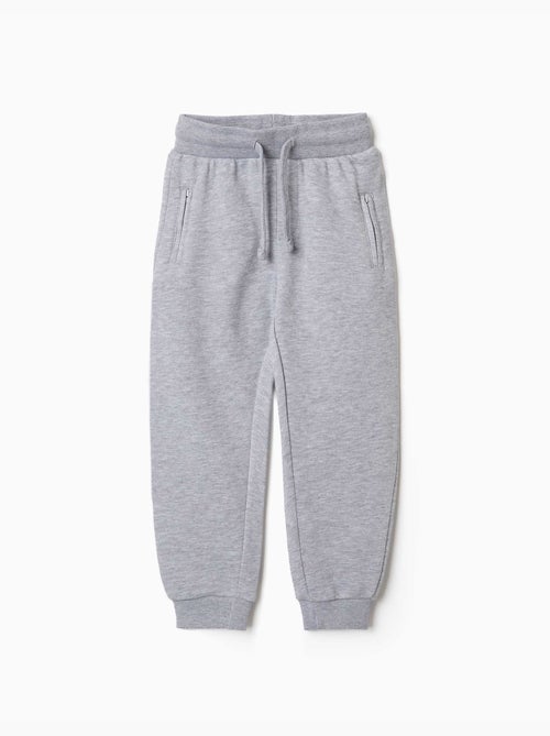 Pantaloni da jogging spazzolati con coulisse e tasche - Kiabi Pantaloni da jogging spazzolati con coulisse e tasche - Kiabi