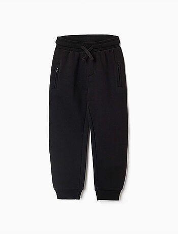 Pantaloni da jogging spazzolati con coulisse e tasche