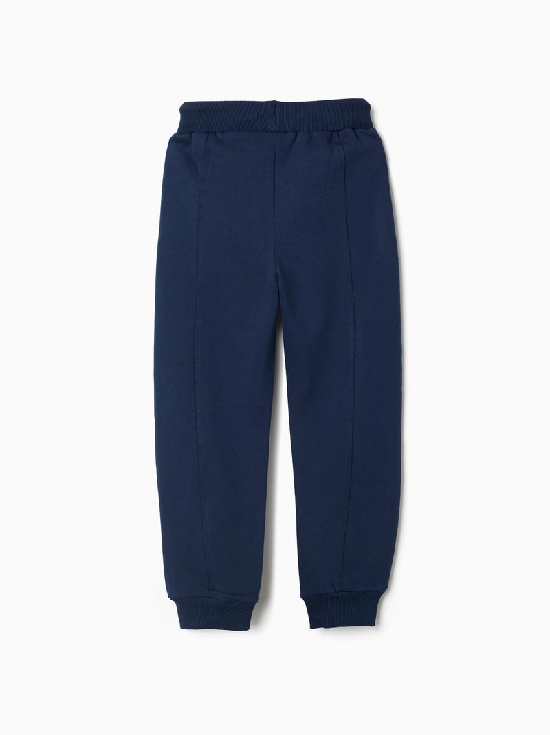Pantaloni da jogging spazzolati con stampa Spider-Man e coulisse Blu scuro - Kiabi