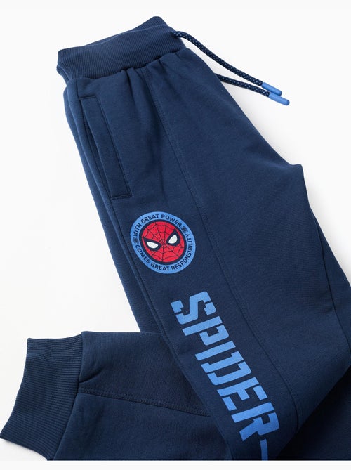 Pantaloni da jogging spazzolati con stampa Spider-Man e coulisse - Kiabi Pantaloni da jogging spazzolati con stampa Spider-Man e coulisse - Kiabi