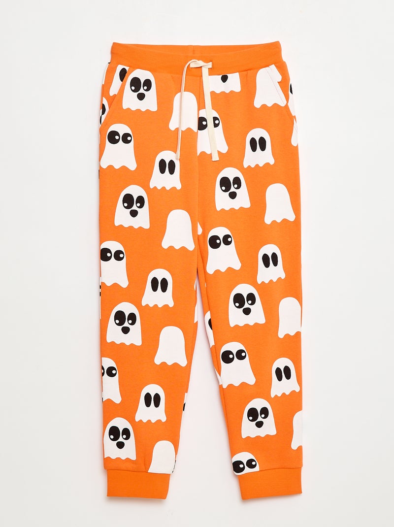 Pantaloni da jogging stampati 'Halloween' Arancione - Kiabi