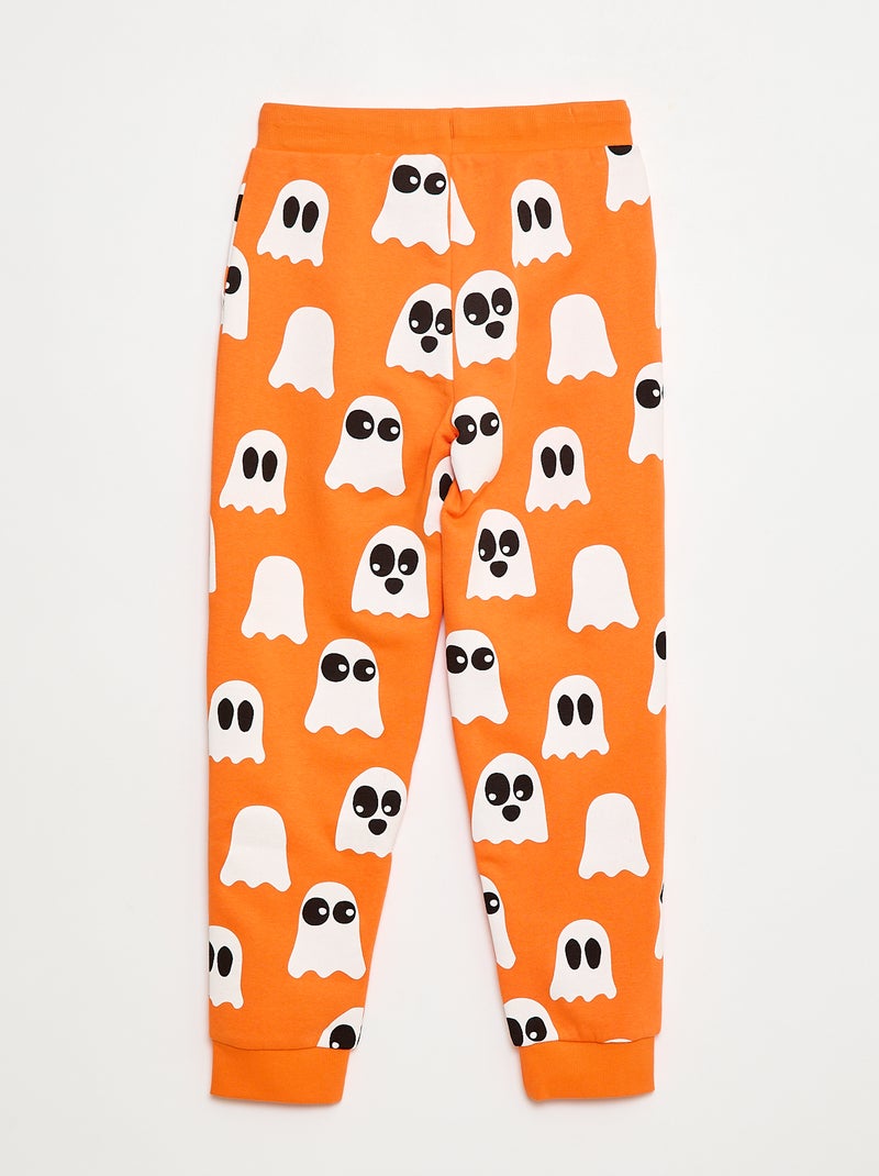Pantaloni da jogging stampati 'Halloween' Arancione - Kiabi