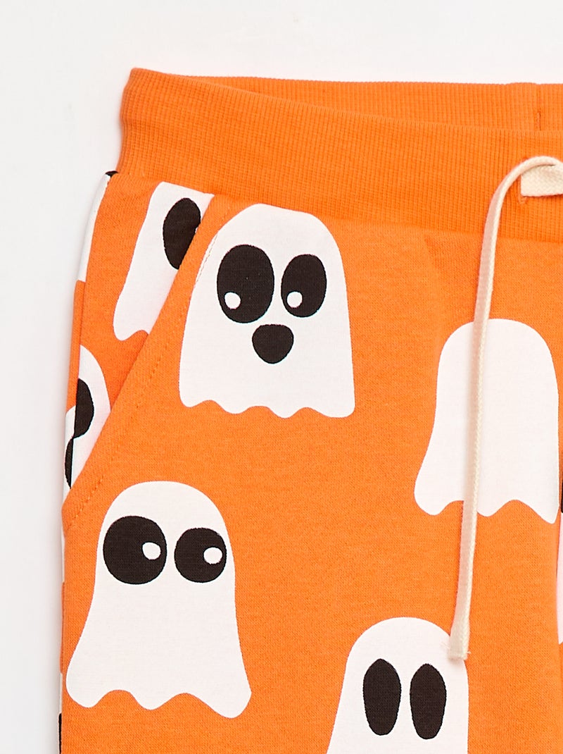 Pantaloni da jogging stampati 'Halloween' Arancione - Kiabi