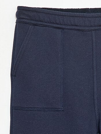 Pantaloni da jogging tinta unita con 2 tasche