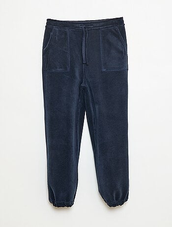 Pantaloni da jogging tinta unita con 2 tasche