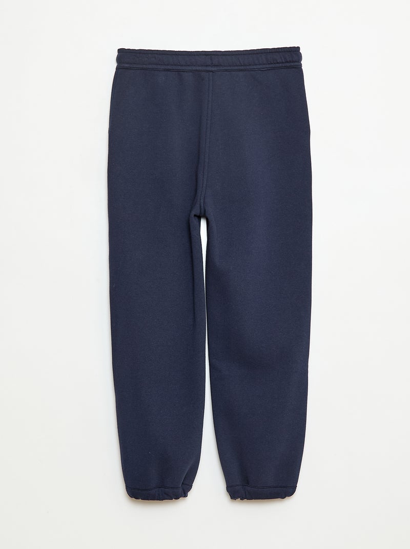 Pantaloni da jogging tinta unita con 2 tasche Blu - Kiabi