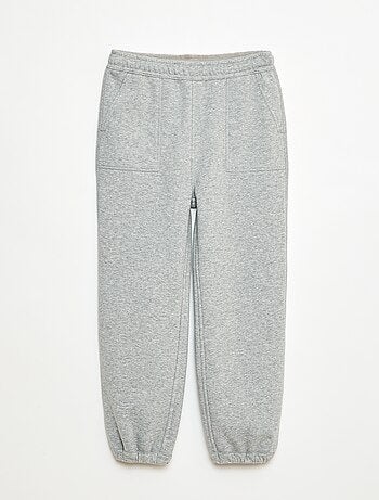 Pantaloni da jogging tinta unita con 2 tasche