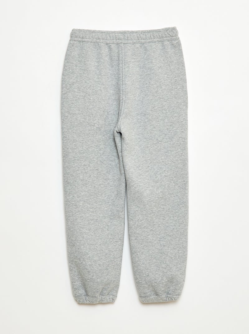 Pantaloni da jogging tinta unita con 2 tasche Grigio - Kiabi