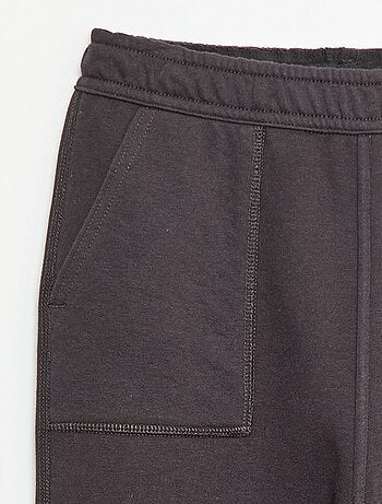 Pantaloni da jogging tinta unita con 2 tasche