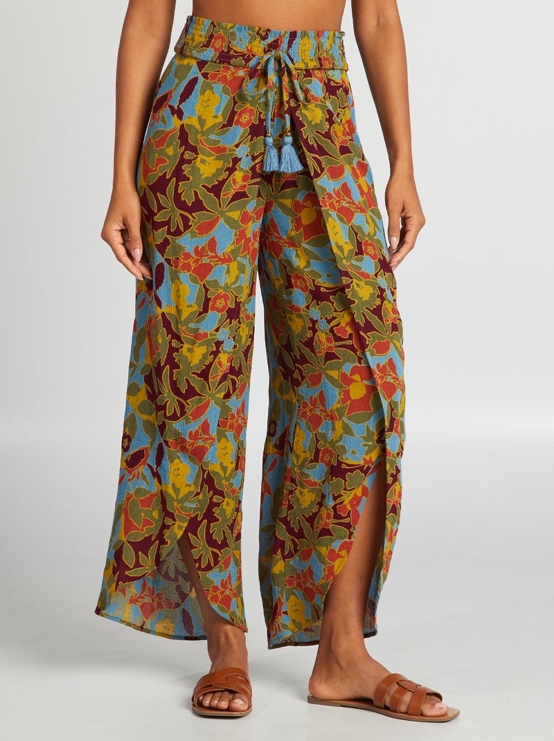 Pantaloni da mare larghi stampati BLU - Kiabi