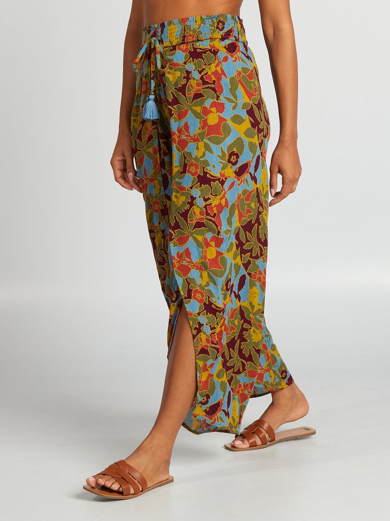 Pantaloni da mare larghi stampati BLU - Kiabi