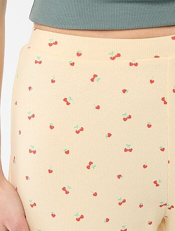 Pantaloni da notte a coste