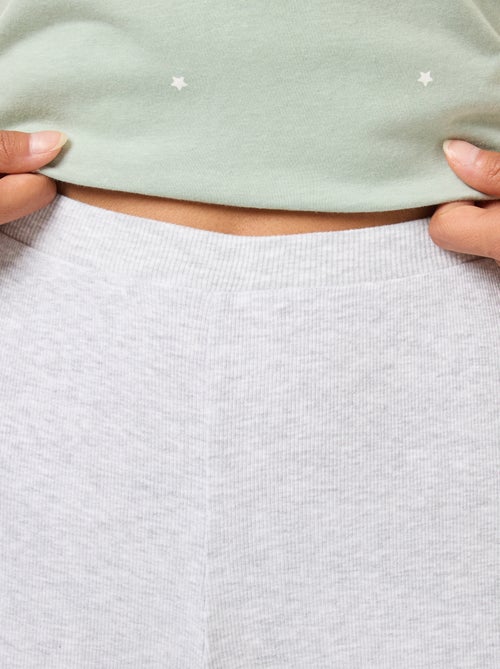 Pantaloni da notte a coste - Kiabi