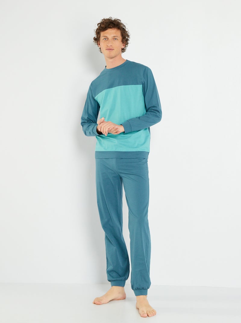 Pantaloni Pigiama Uomo In Cotone 100% - A Quadri, Con Tasche E Vita Regolabile, Comodi Per Casa