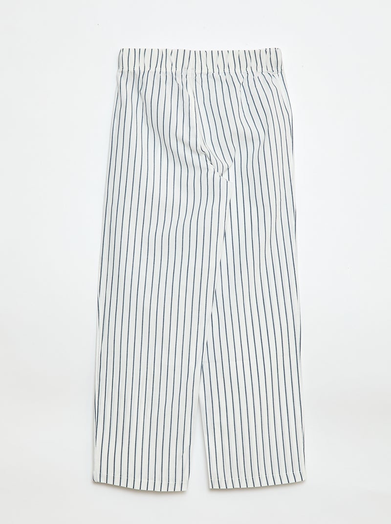 Pantaloni da pigiama in popeline Bianco - Kiabi