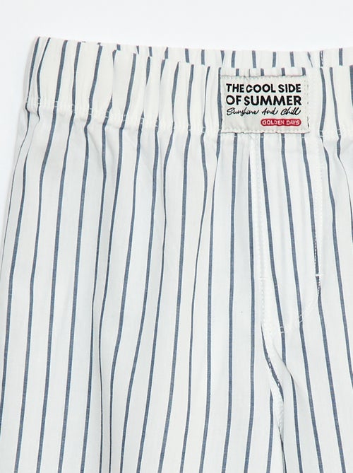 Pantaloni da pigiama in popeline - Kiabi