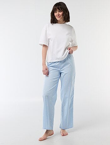 Pantaloni da pigiama in popeline