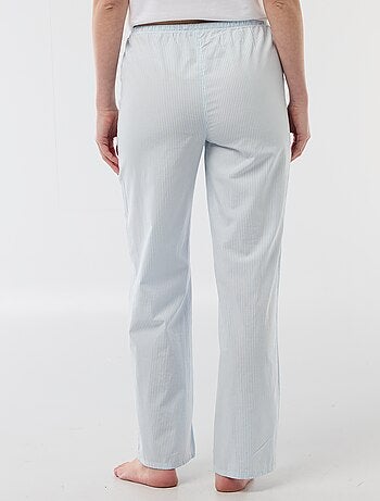 Pantaloni da pigiama in popeline