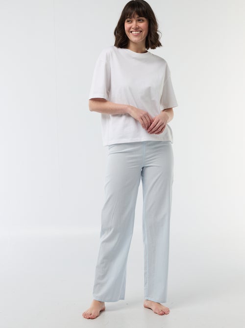 Pantaloni da pigiama in popeline - Kiabi