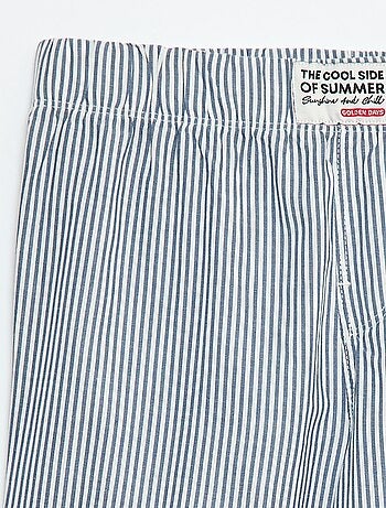 Pantaloni da pigiama in popeline