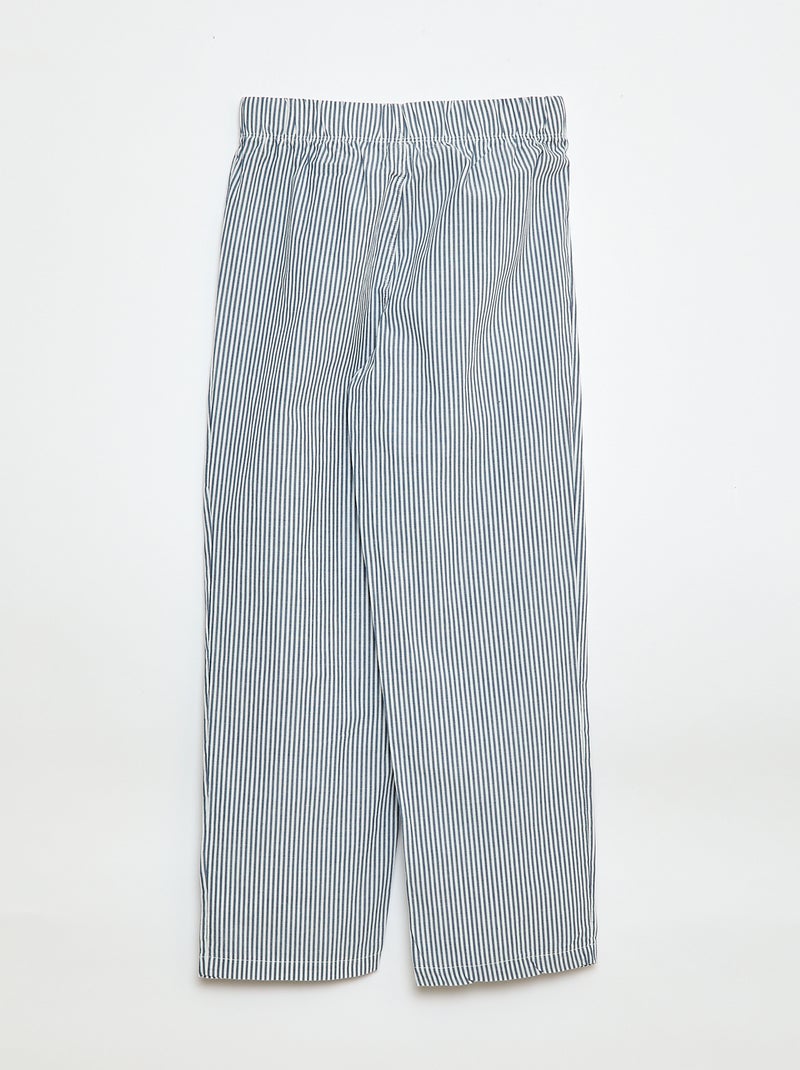 Pantaloni da pigiama in popeline Blu - Kiabi