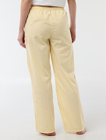 Pantaloni da pigiama in popeline