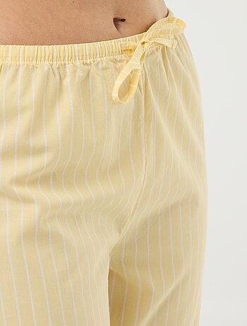 Pantaloni da pigiama in popeline
