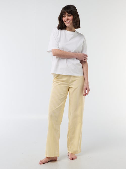 Pantaloni da pigiama in popeline - Kiabi