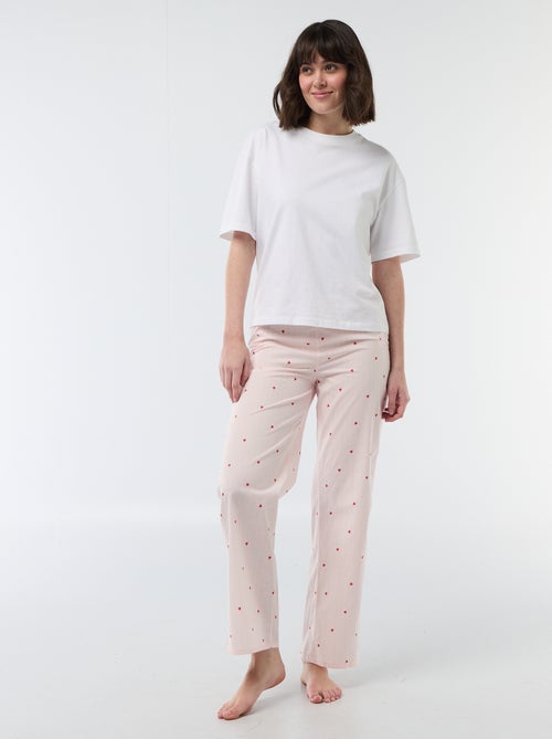 Pantaloni da pigiama in popeline - Kiabi