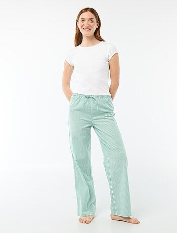 Pantaloni da pigiama in popeline
