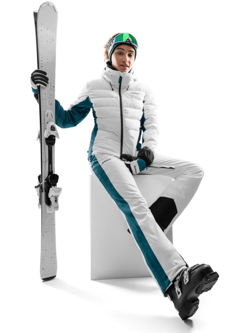 Pantaloni da sci da donna sport invernali donna p3-w genevez Bianco - Kiabi