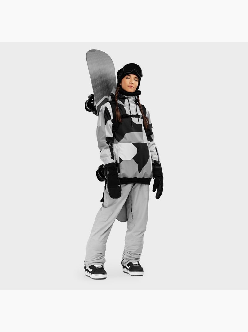 Pantaloni da snowboard da donna sport invernali donna p1 kailash-w Bianco Grigio - Kiabi