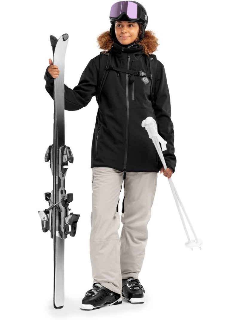Pantaloni da snowboard da donna sport invernali donna p1-w groot Beige - Kiabi