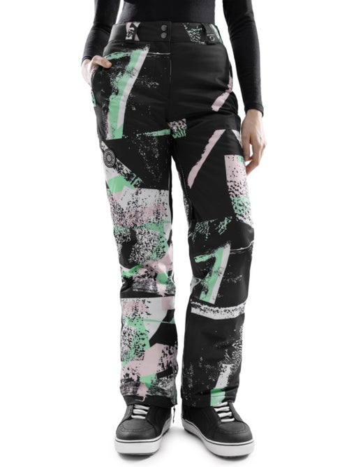 Pantaloni da snowboard da donna sport invernali donna p1-w groove - Kiabi