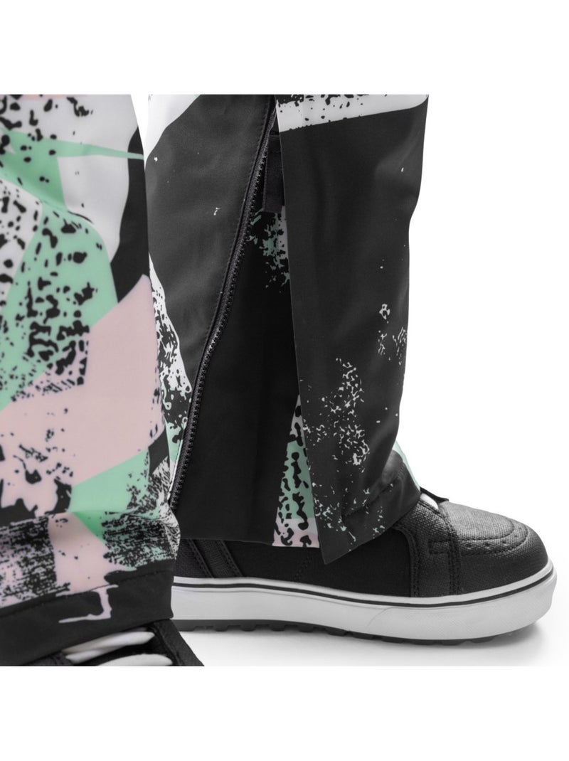 Pantaloni da snowboard da donna sport invernali donna p1-w groove Multicolore - Kiabi