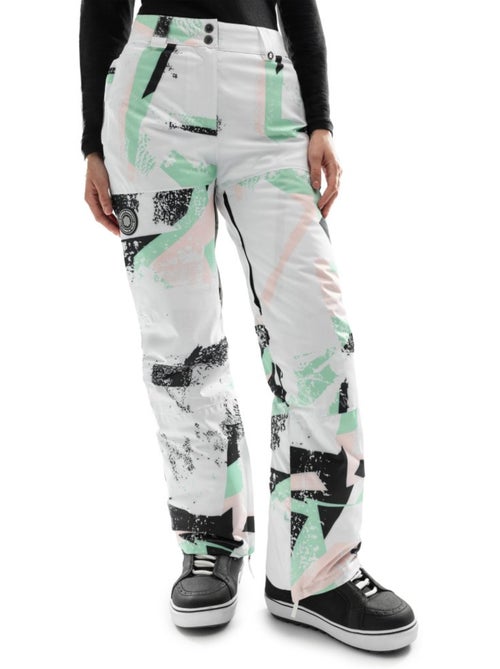 Pantaloni da snowboard da donna sport invernali donna p1-w harz - Kiabi